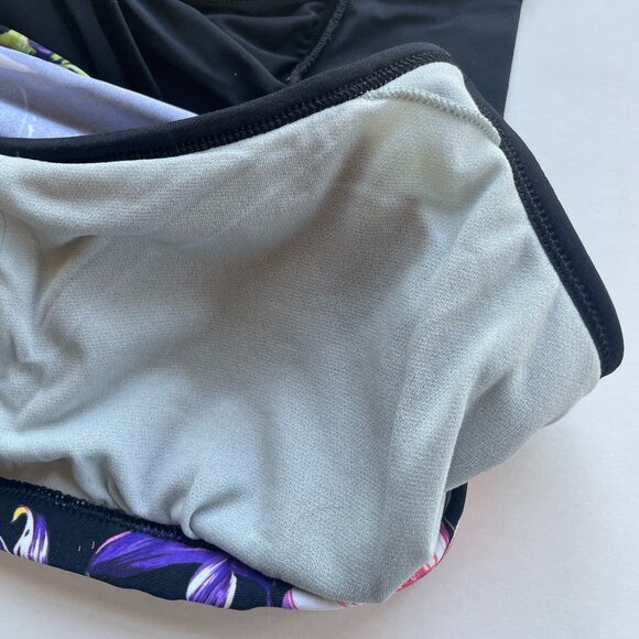 Blouson Tankini Top ONLY Speedo Floral Print Size Small - Picture 7 of 7